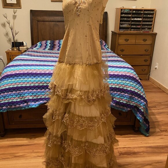 #29) Evening Gown: Bronze Dragon Princess - Picture 7 of 10